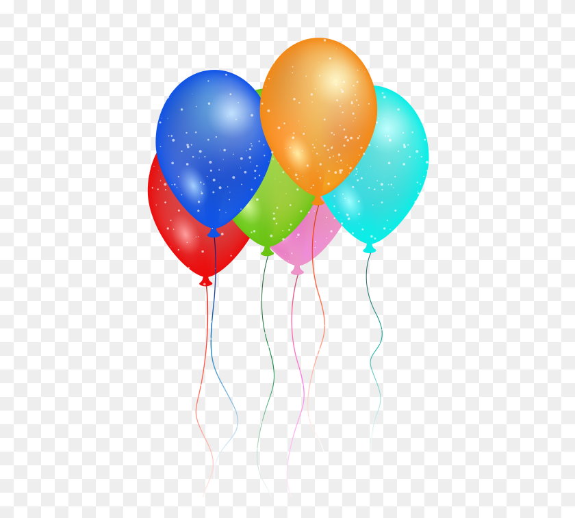 500x697 Birthday Party Balloon Png Image - Birthday Balloons PNG