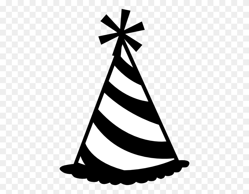 438x594 Birthday Party Clip Art Black And White - Sailboat Clipart Black And White