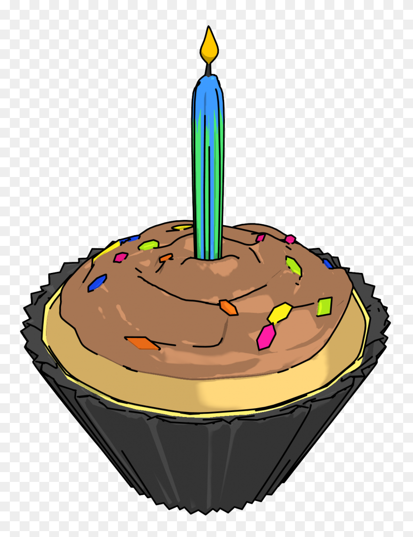 1086x1437 Birthday Party Cupcake Png Clipart - Cupcake PNG
