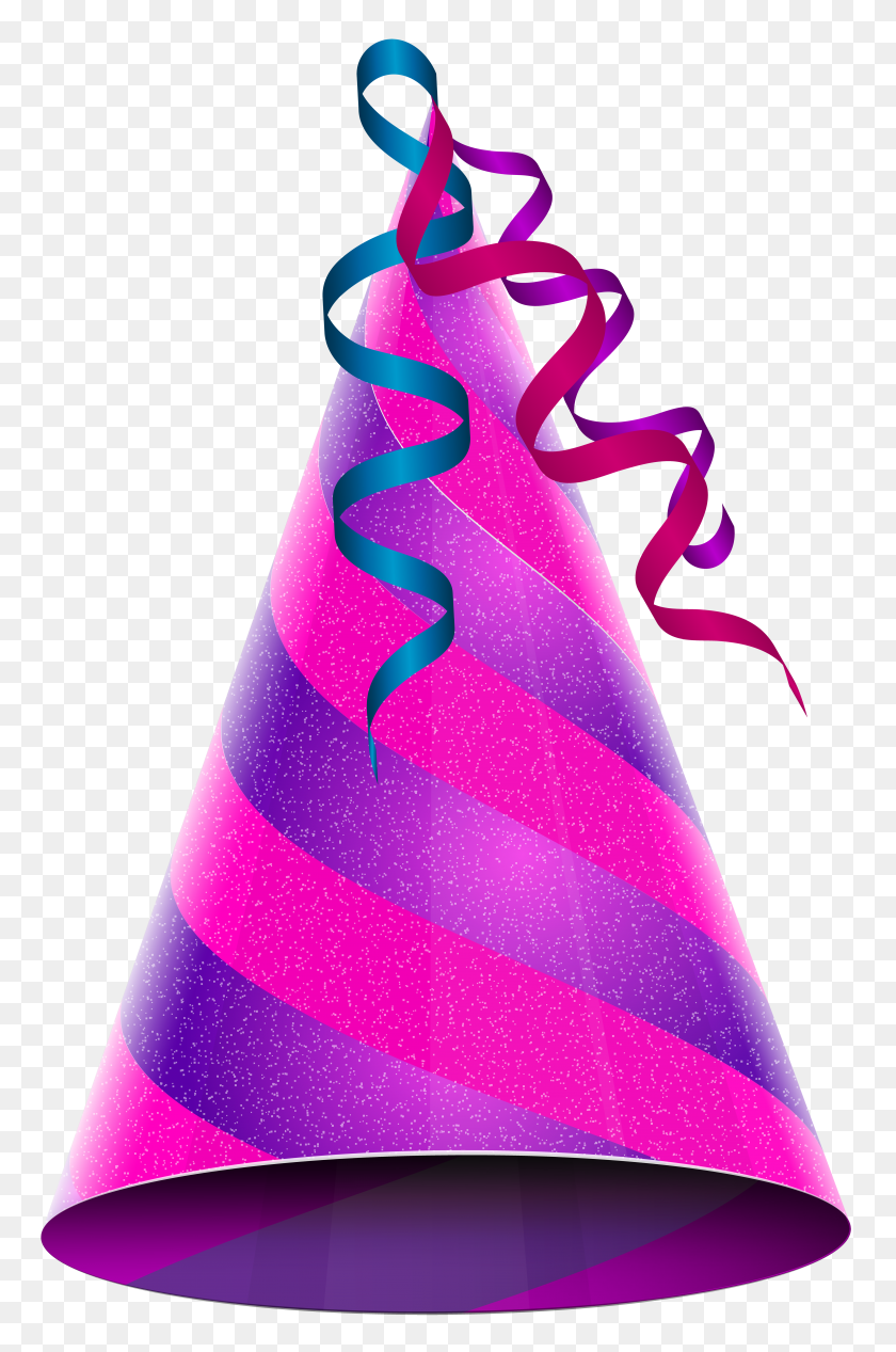 5167x8000 День Рождения Шляпа Фиолетовый Розовый Png Картинка Галерея - Фиолетовое Платье Клипарт