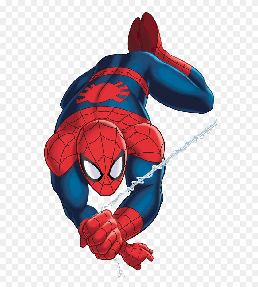 576x875 Birthday Party Kids In Spiderman - Spiderman Face PNG
