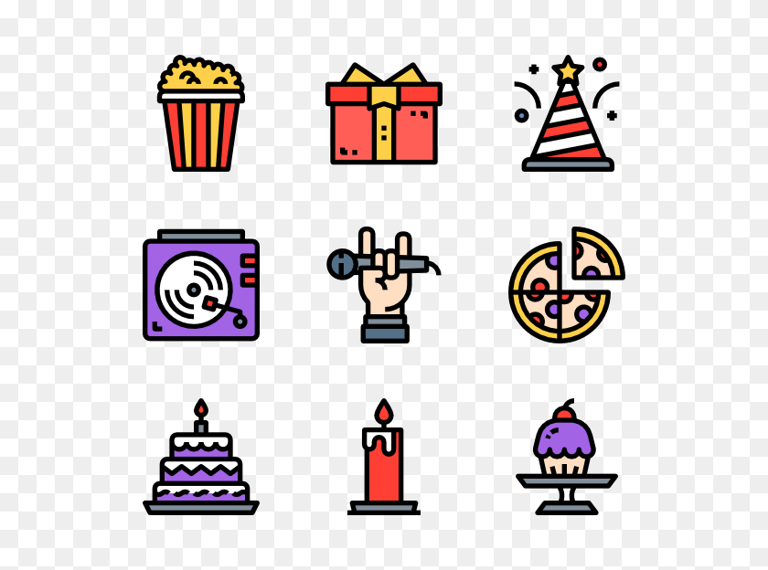 600x564 Birthday Party Premium Icons - Birthday Party PNG
