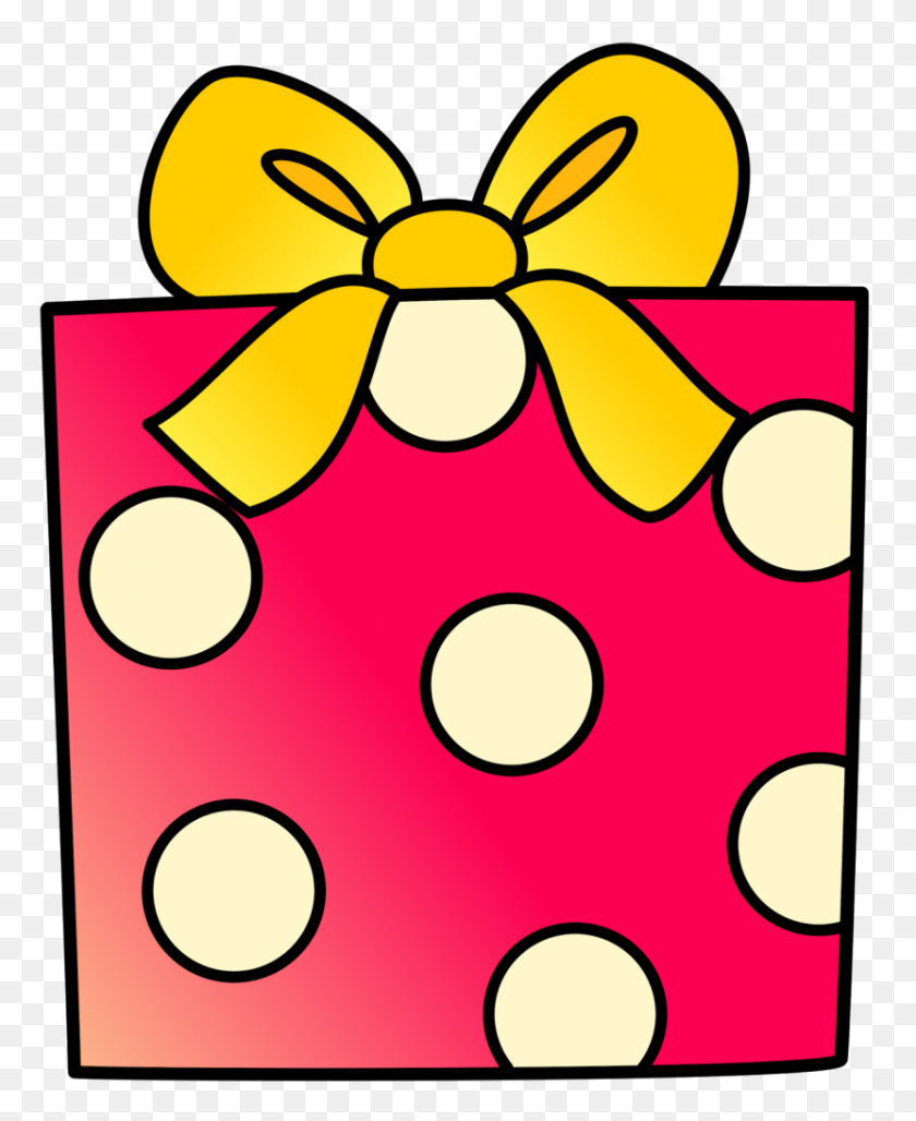 830x1031 Birthday Present Clip Art Free Clipart Images - Present Clipart PNG