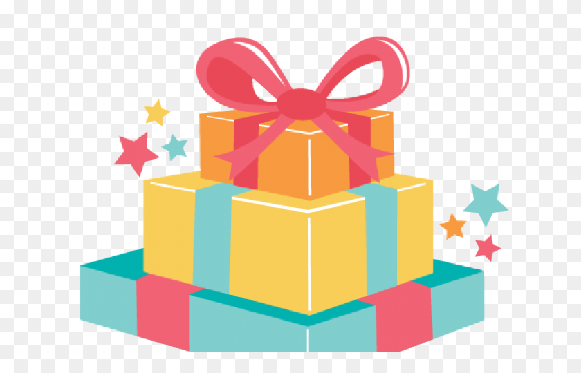 640x480 Подарок На День Рождения Клипарт Красочный Подарок - Подарок Картинки