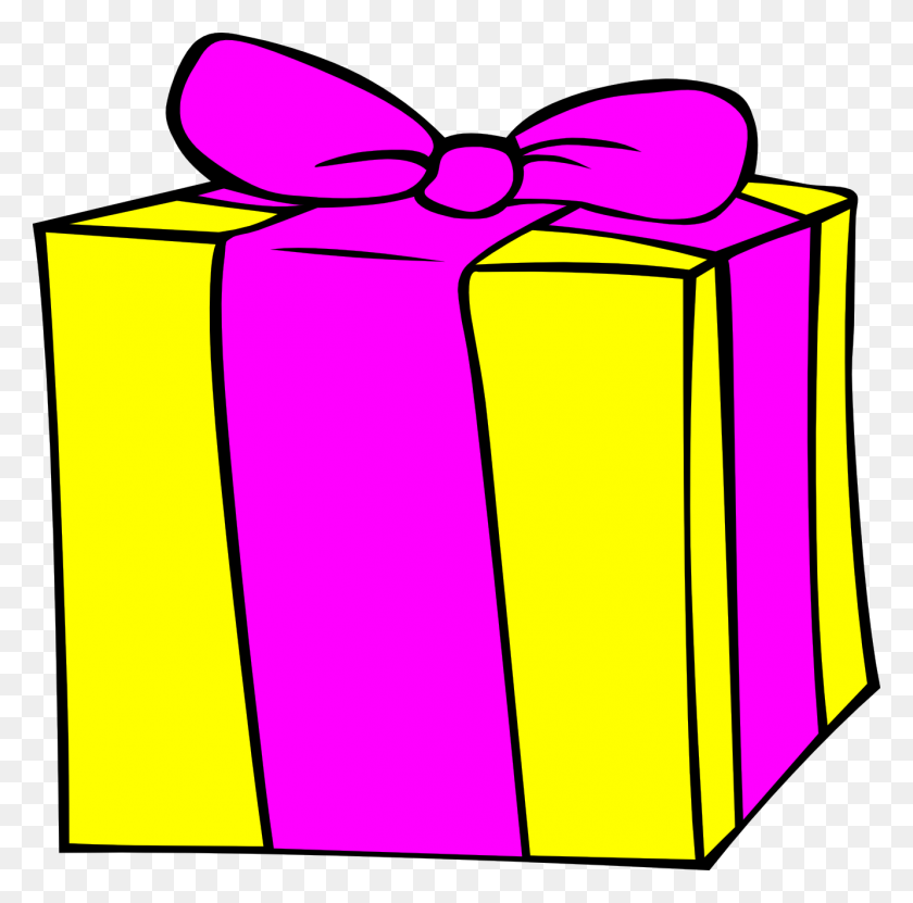 1331x1317 Подарок На День Рождения - Бесплатные Изображения На День Рождения Клипарт