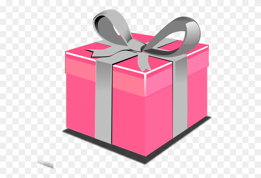 600x513 Подарок На День Рождения Клипарт Hd Бесплатно Картинки - Подарочная Коробка Клипарт
