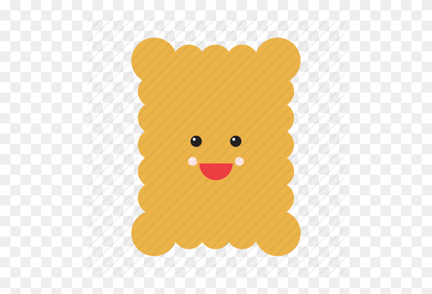 512x512 Biscuit, Cookie, Emoji, Emoticon, Food, Smiley, Sweet Icon - Cookie Emoji PNG