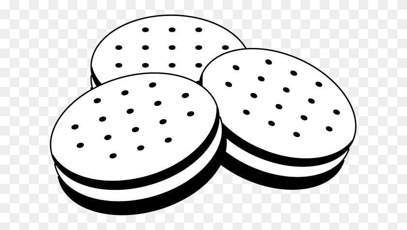 633x415 Biscuit Number Six Png Clipart Image - Raft Clipart Black And White