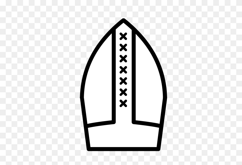 401x512 Bishop, Cardinal, Catholic, Christian, Church, Pope Icon - Pope Hat PNG