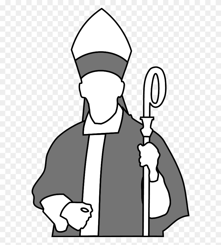 600x869 Bishop Clip Art - Tithing Clipart