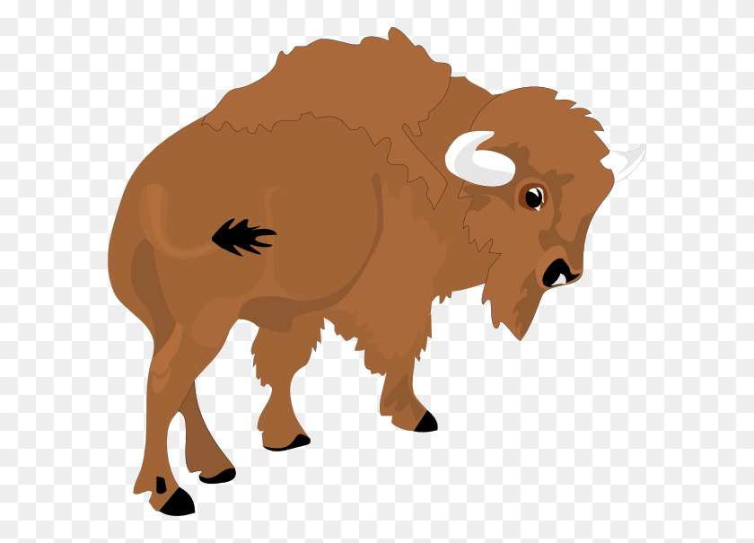 600x545 Bison Png, Clip Art For Web - Ox Clipart