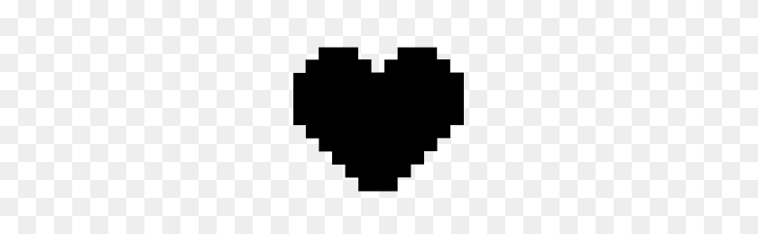 200x200 Bit Heart Icons Noun Project - 8 Bit Heart PNG