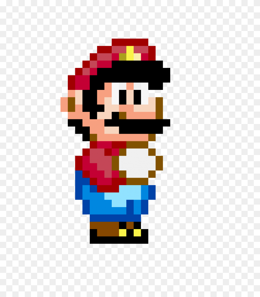 2112x2432 Bit Mario - 16 Bit PNG