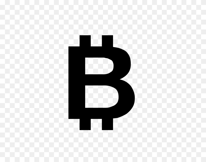 600x600 Bitcoin Clipart Black And White Nice Clip Art - Coin Clipart Black And White