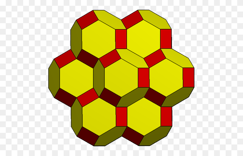 517x480 Bitruncated Cubic Honeycomb - Honeycomb PNG