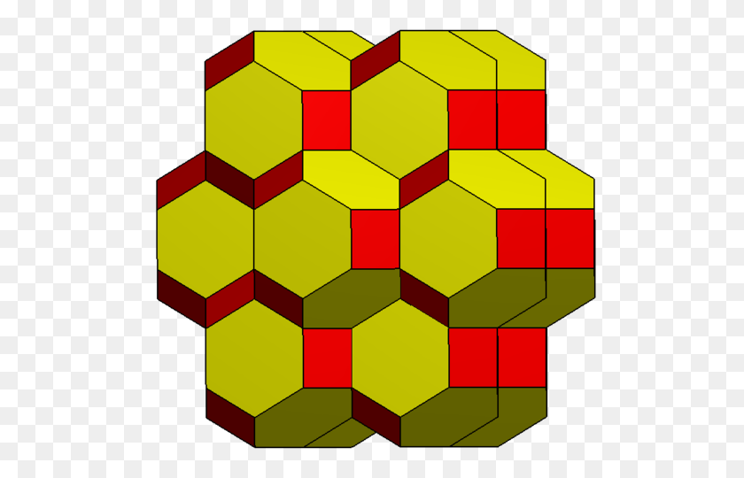 521x480 Bitruncated Cubic Honeycomb - Honeycomb PNG