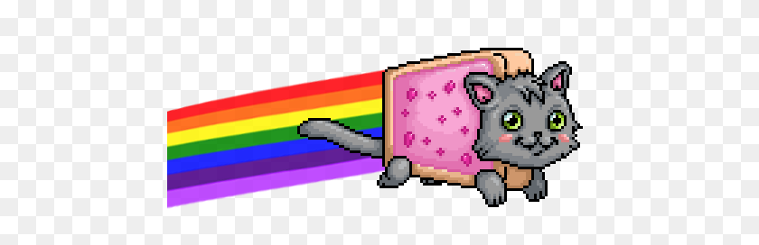 469x212 Bits Nyancat - Nyan Cat PNG