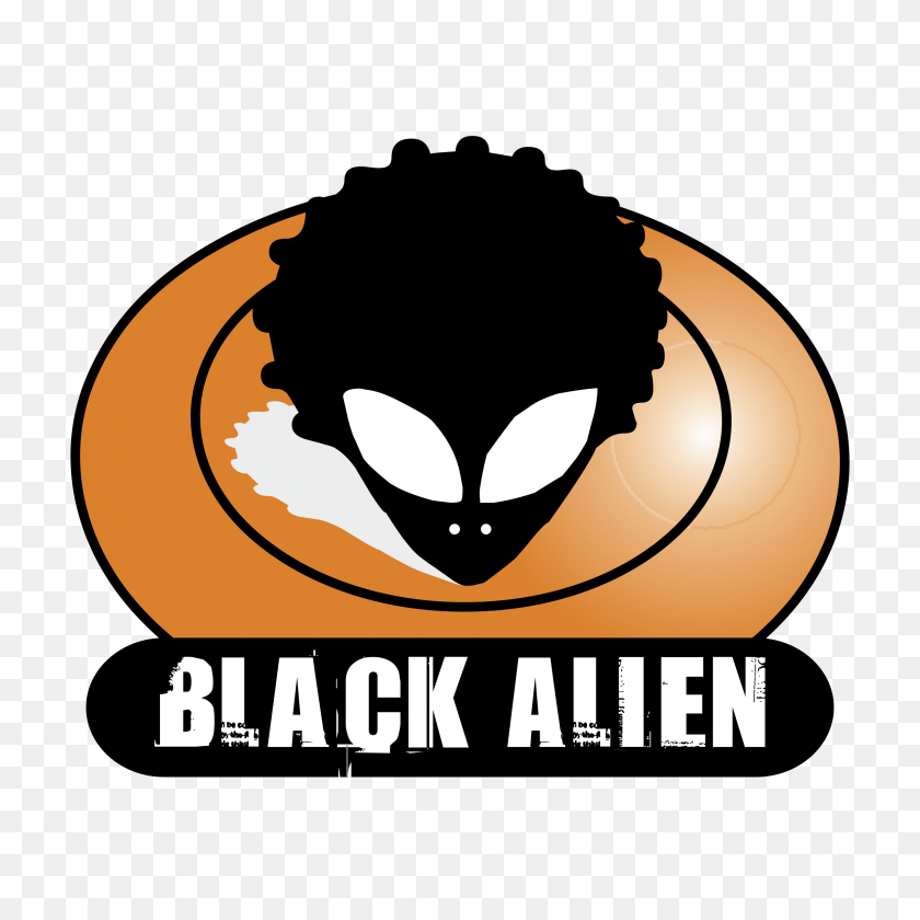 2400x2400 Черный Логотип Инопланетян Png С Прозрачным Вектором - Логотип Инопланетян Png