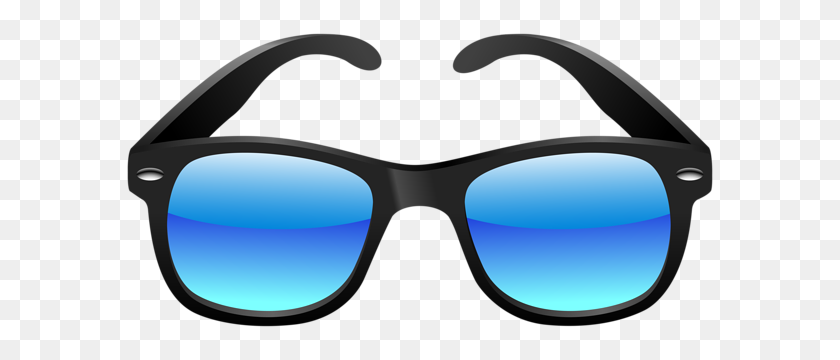 600x300 Black And Blue Sunglasses Png Clipart Gallery - Transparent Sunglasses PNG