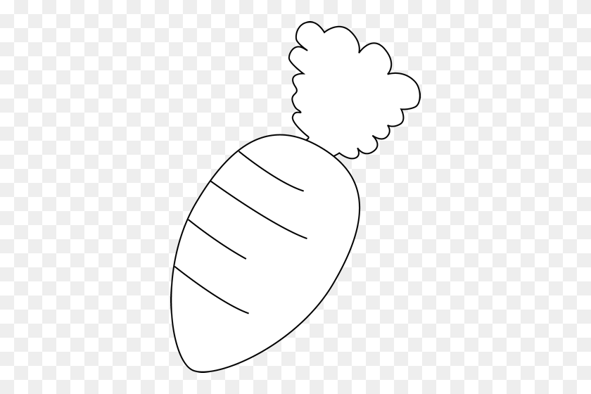 356x500 Black And White Carrot Clip Art - Oval Clipart Black And White