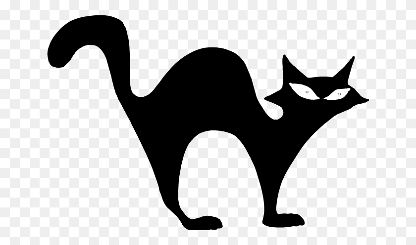 650x436 Black And White Clipart Cat Silhouette Collection - Cat Clipart Silhouette