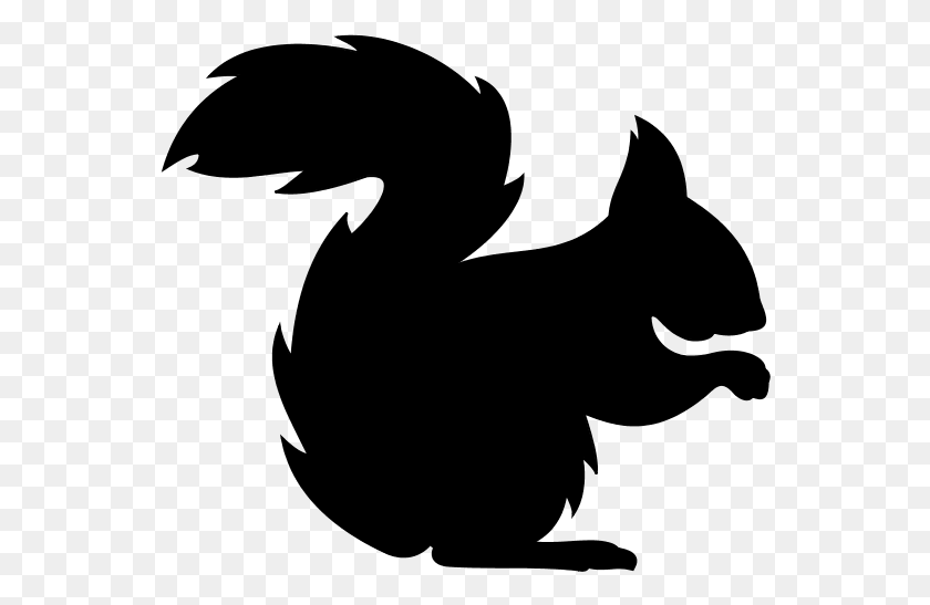 552x487 Black And White Clipart Cat Silhouette Stencil Silhuett Dyr Png - Cat Silhouette PNG