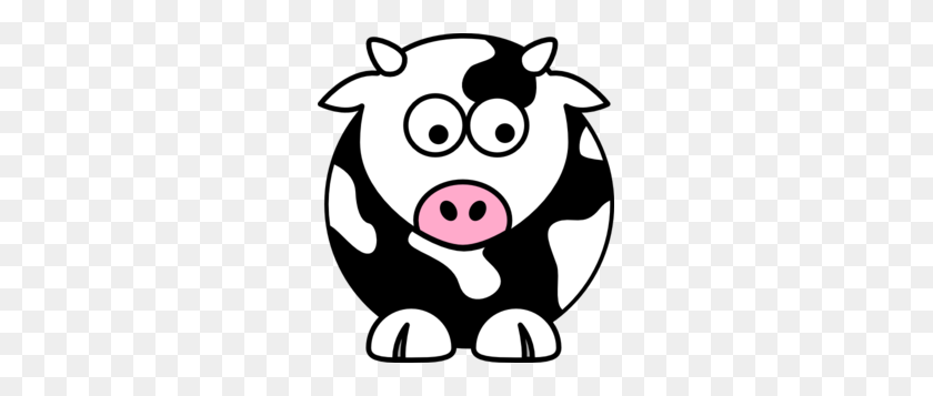 267x297 Black And White Cow Clipart, Explore Pictures - Koala Clipart Black And White