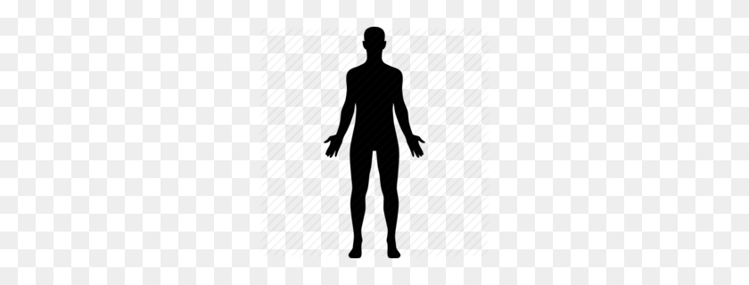 260x260 Black And White Digestion Clipart - Human Body Clipart Black And White
