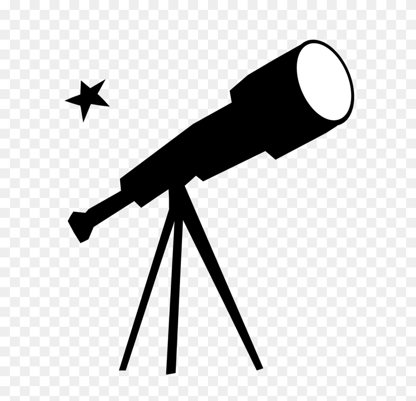 659x750 Black And White Drawing Telescope Computer Icons - Rifle Clipart Black And White
