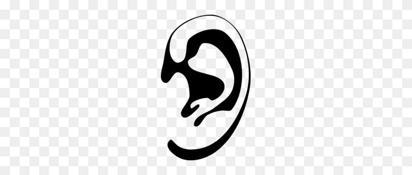 183x298 Коллекция Черно-Белых Ушей - Уши На Слух Клипарт