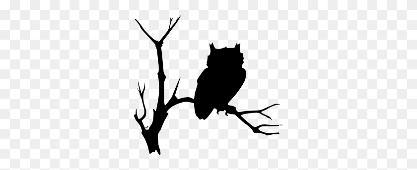 300x283 Black And White Halloween Clip Art Free Owl Clip Art - Van Clipart Black And White
