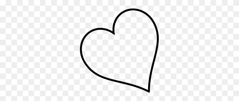 277x297 Black And White Heart Tapered To Fit Maximum - White Heart PNG