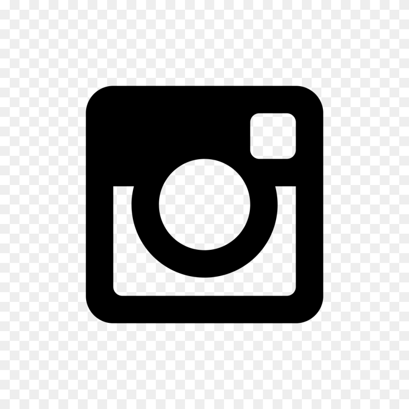 1024x1024 Black And White Instagram Logos - Twitter Icon White PNG