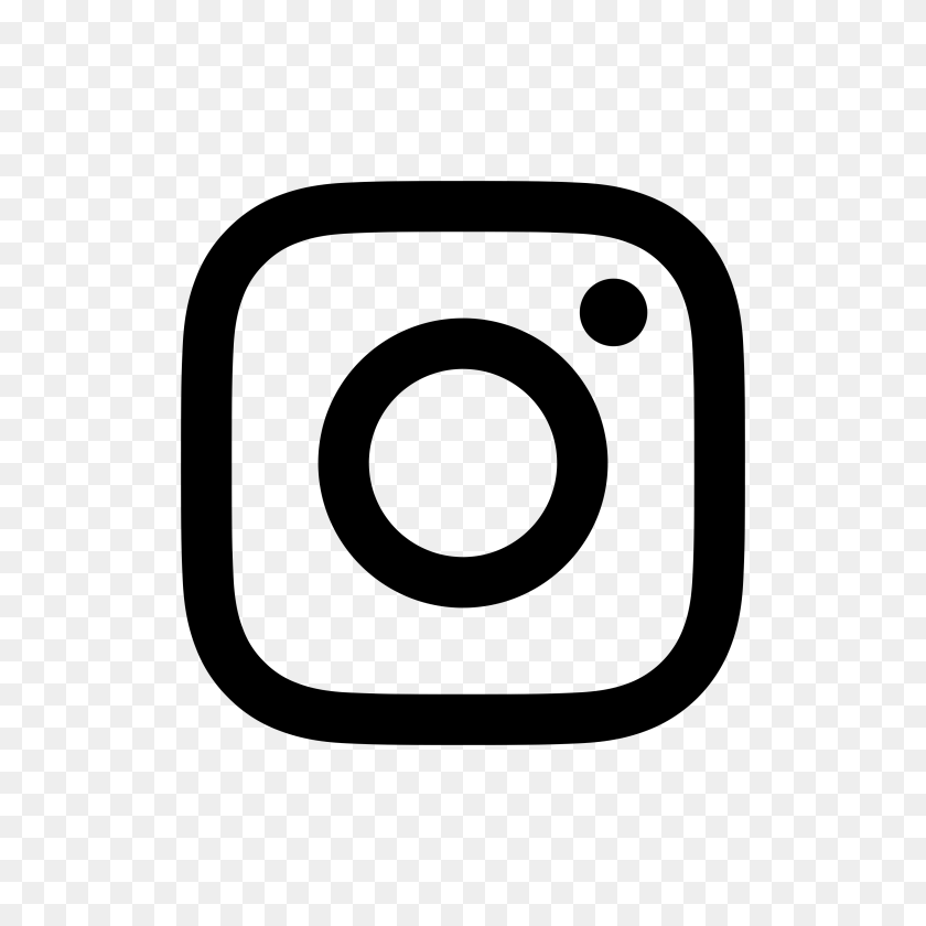 3000x3000 Black And White Instagram Logos - Instagram Logo Black And White PNG
