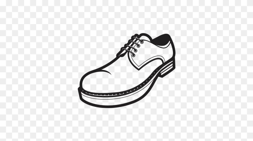 1200x628 Black And White Man Shoe Free Vector And Png The Graphic Cave - Man PNG