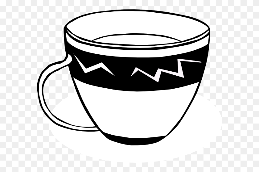 600x497 Black And White Mug Sets - Starbucks Cup Clip Art