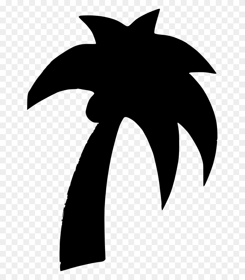 653x900 Black And White Palm Tree Clip Art - Palm Tree Sunset Clipart