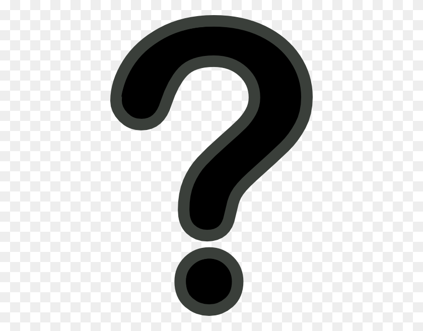 402x597 Black And White Question Mark Png Transparent Black And White - Question Mark PNG