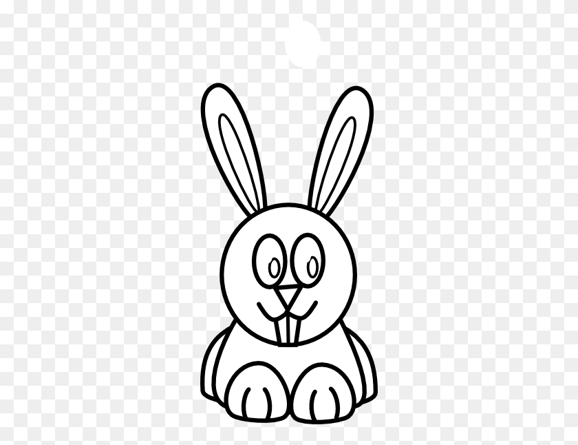 258x586 Black And White Rabbit Clipart Clip Art Images - Carrots Clipart Black And White