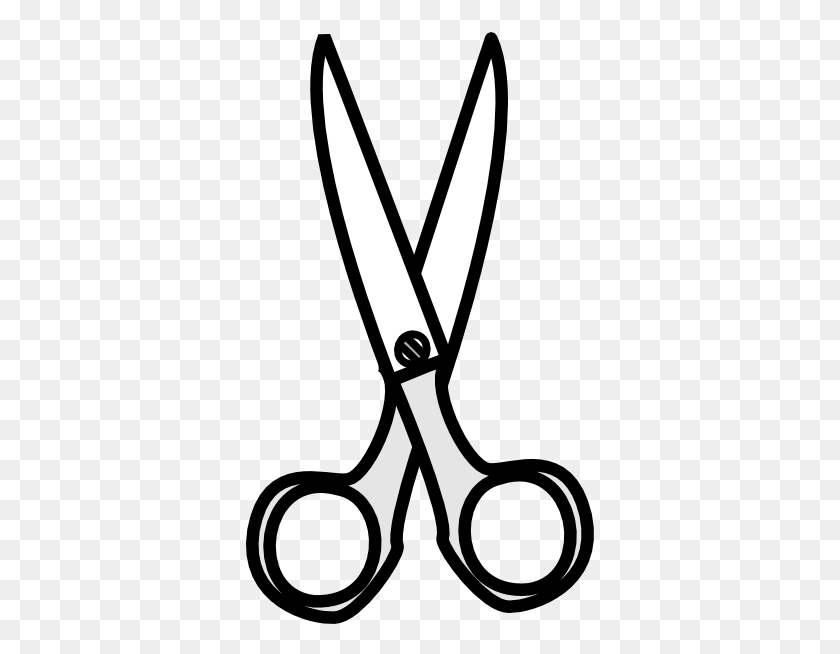 348x594 Black And White Scissors Clipart Clip Art Images - Shears Clipart