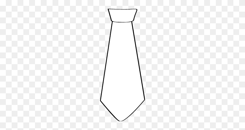 154x386 Black And White Tie Clip Art - Clipart Tie
