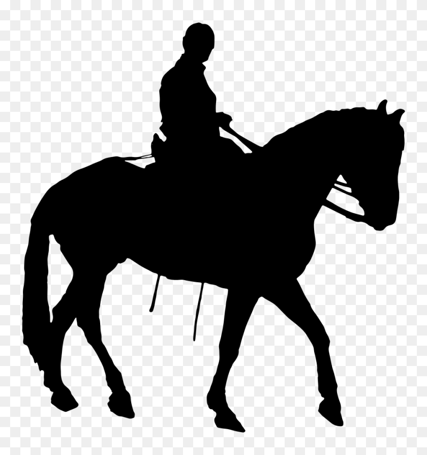 934x1000 Black And White Western Horse Clipart, Western Clip Art - Barrel Racing Horse Clipart