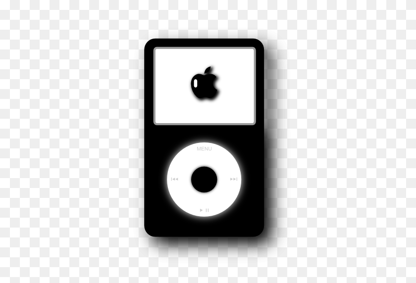 512x512 Icono De Ipod De Apple Negro - Ipod Png