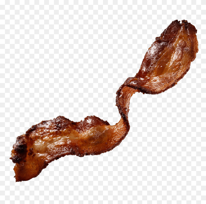 1585x1576 Black Bacon - Bacon PNG