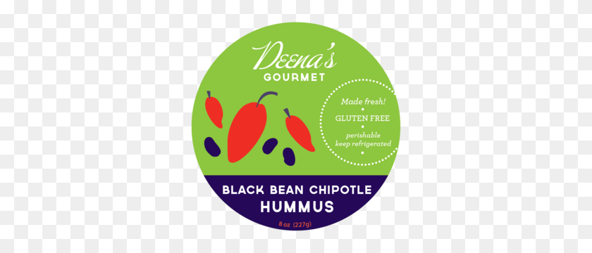300x300 Black Bean Chipotle Hummus - Cilantro PNG