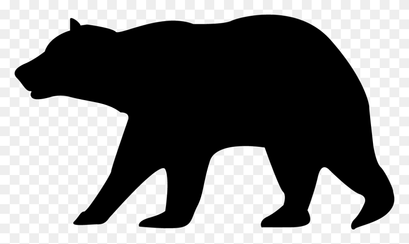 1169x663 Черный Медведь Клипарт Реальный - Бурый Медведь Клипарт