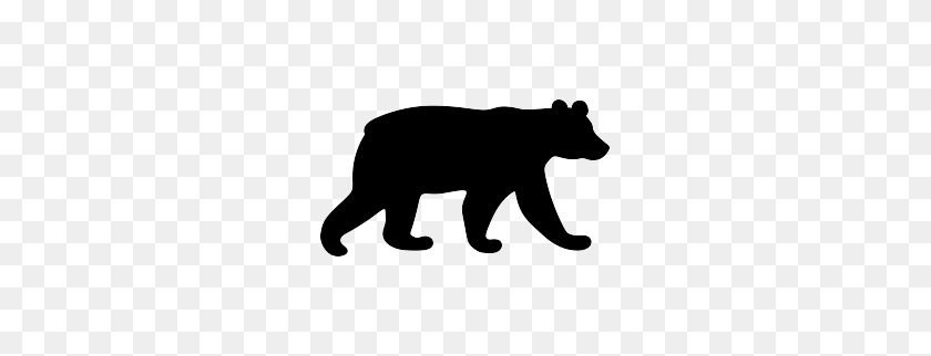 263x262 Black Bear Silhouette Home Grown Bear Silhouette - Bear Silhouette Clip Art