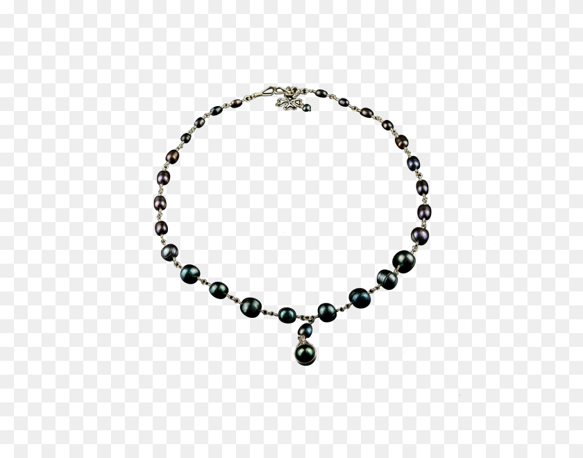 600x600 Черное Ожерелье Красоты Неожиданные Сокровища - Жемчужное Ожерелье Png