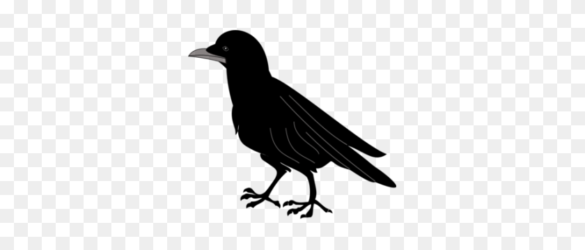 299x299 Black Bird Silhouette Clip Art Free Vector Cover Me! - Free Raven Clipart