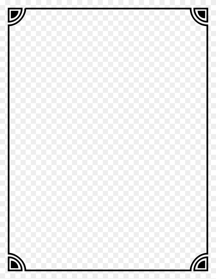 1747x2291 Black Border Png Transparent Background - White Background PNG